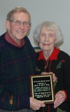 Larry and Gerri Gray accepted the Mayor’s Award for Community Service on Wednesday, Dec. 12, 2018.