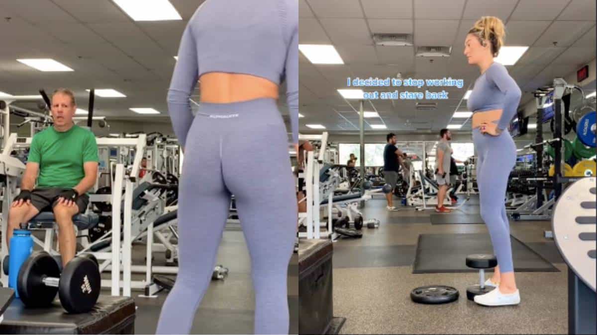 creepy man gym