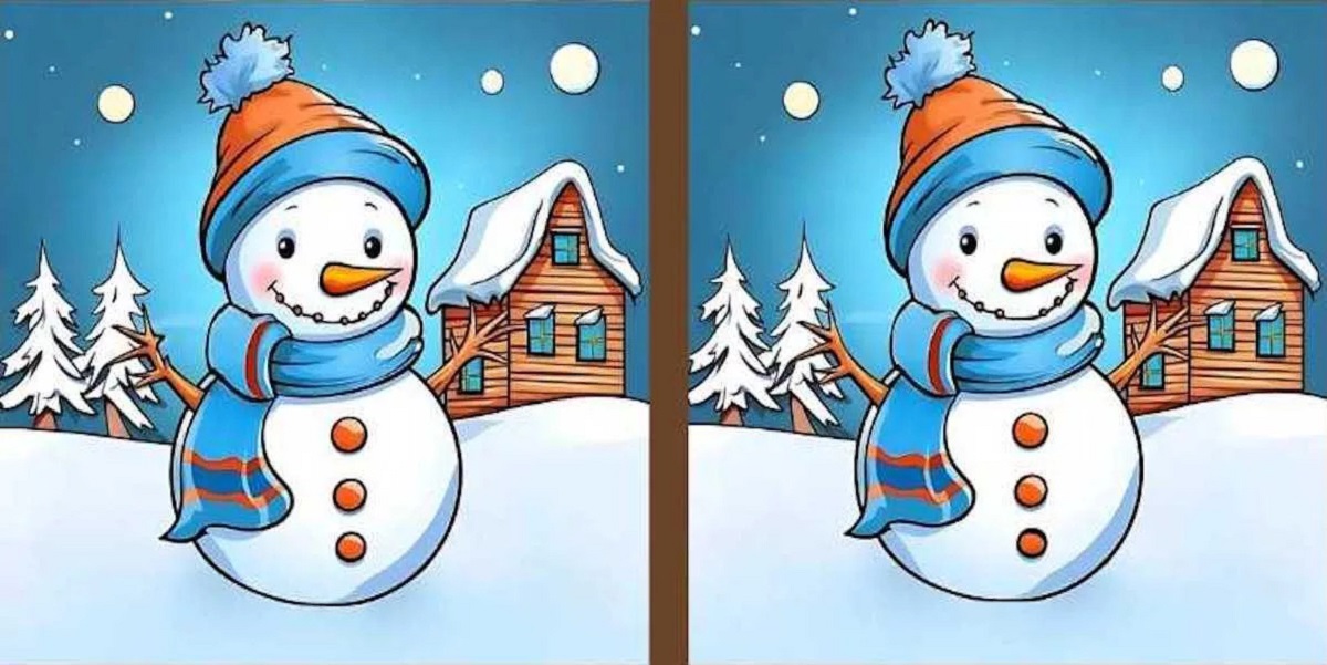 differences bonhomme de neige 3